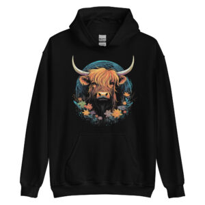 highland cow hoodie